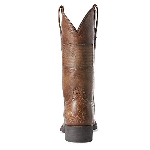 Image of Ariat Women's Women's Round Up Patriot Boot, silly brown, 8 C US