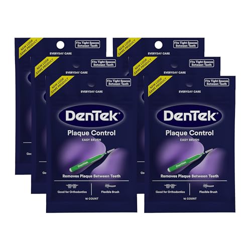 Dentek Easy Extra-Tight Spaces Interdental Cleaners Brush, Fresh Mint Green, 16 Count by DenTek