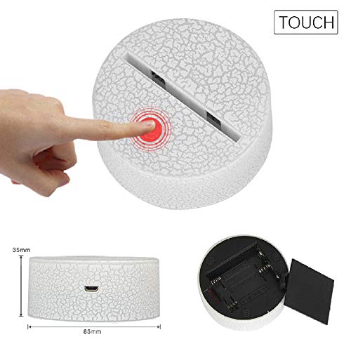 3D Illusion Night Light Night LED Lights Novità