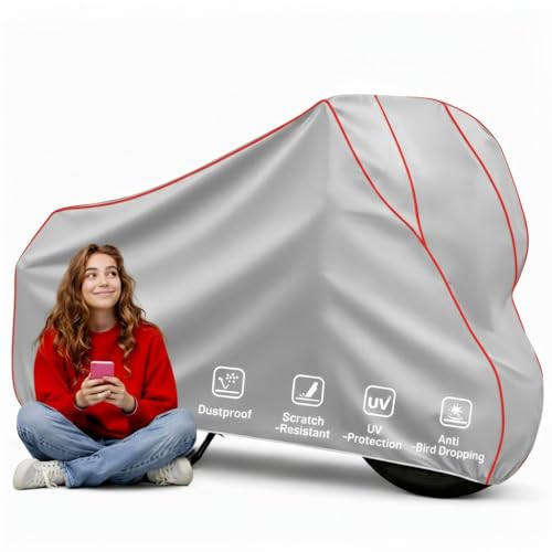 Premium Classic Bike Body Cover Compatible for Hoonda Hornet 2.0 Cover Water Resistance Dustproof Scratchproof - Motorcycle Cover for Two Wheeler Outdoor Bike Cover with UV Rain Protection