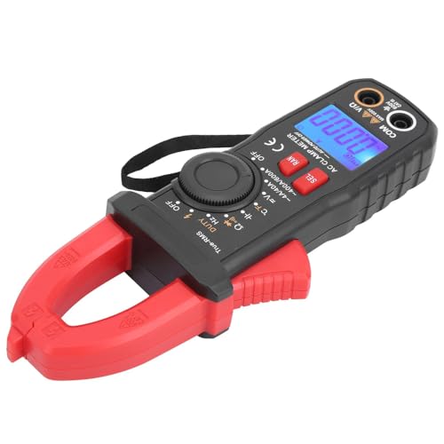 Multímetro pinza digital 600V multímetro auto-rango NCV AC DC voltaje True-RMS medidor de temperatura alta precisión miniatura 4