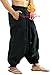 SARJANA HANDICRAFTS Men's Cotton Harem Yoga Baggy Boho Pants (as1, Alpha, one_Size, Regular, Regular, Black1)