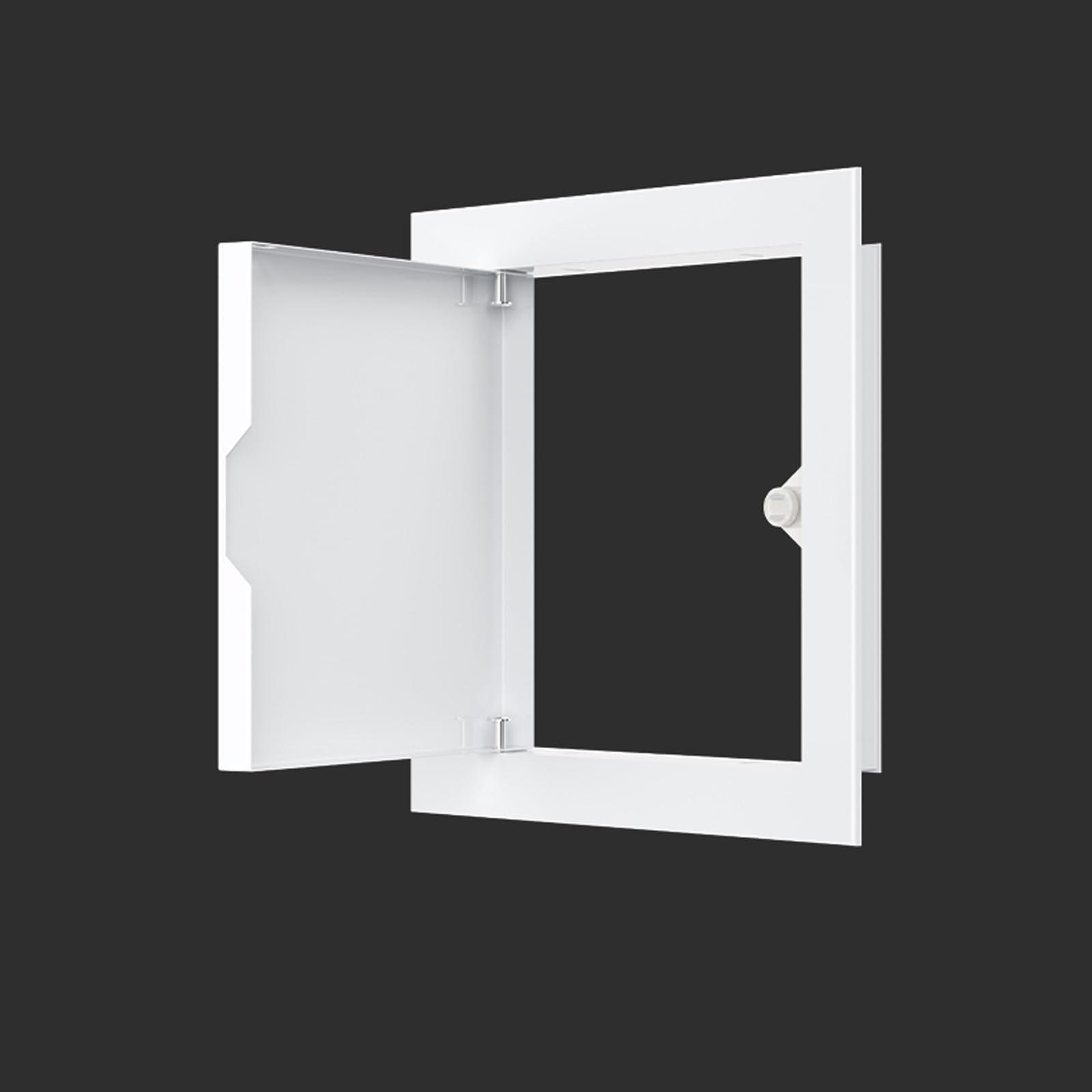 WEKONUMEX Inspection Hatch Revision Door, White Aluminum Access Panel For Drywall Ceiling Wall With Concealed Spring Latch - Multiple Sizes(150x200mm)