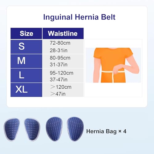 Faja para Hernia Inguinal con 4 Almohadillas Compresivas, Grande miniatura 2
