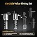 JAVOUKA Engine Variable Valve Timing VVT Solenoid w/Crankshaft & Camshaft Position Sensor, for Lexus CT200h/ES300h 11-13, for Toyota Avalon/Camry/Corolla 09-13, for Scion tC 11-13#1.8/2.4/2.5/2.7L