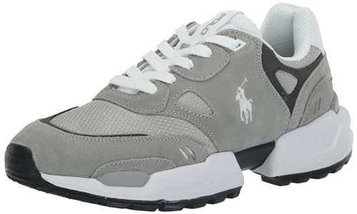 Image of POLO RALPH LAUREN Suede Leather Mesh-Polo Jgr Pp-Sneakers-Low Top Lace