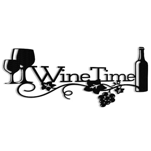 XORT-Metal-Wine-Sign-Bar-Metal-Sign-Metal-Kitchen-Wall-Decor-Vino-Lover-Metal-Wall-Art-Decorative-Home-Restaurant-Bar-Black-16-x-8-inch XORT Metal Wine Sign Bar Metal Sign Metal Kitchen Wall Decor Vino Lover Metal Wall Art Decorative Home Restaurant Bar Black 16 x 8 inch