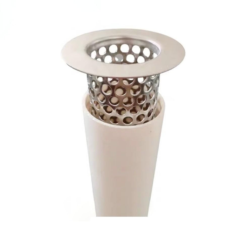 Filtre Drain Salle de Bain INOX 304 Attrape Cheveux 1 pièce
