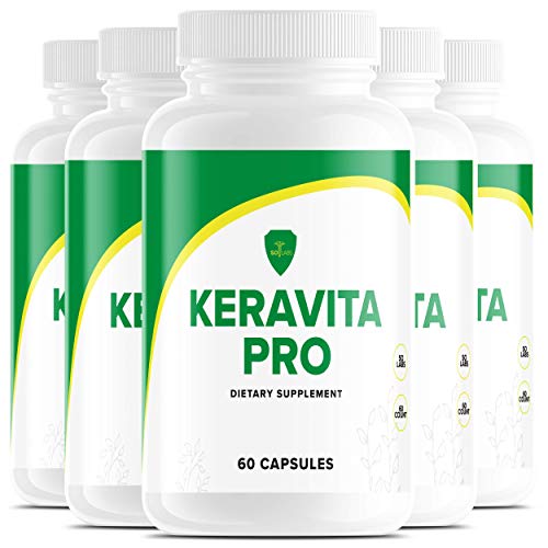 (5 Pack) Keravita Pro Fungus Max 101 Plus Hair Supplements Capsules Keravitamin Pro101 Keravitan (300 Capsules)