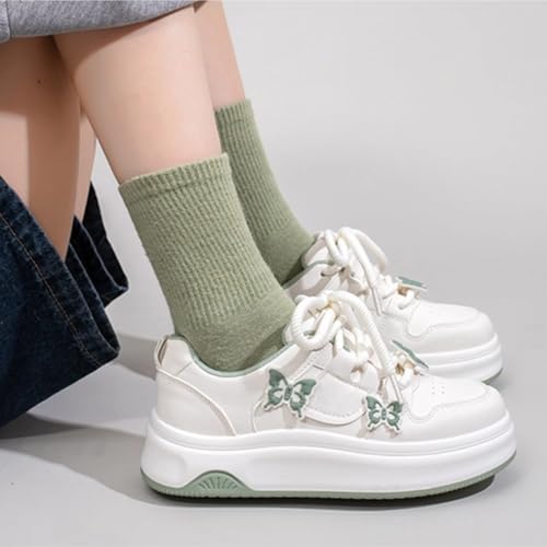 Butterfly Y2k Chunky Sneakers for Women and Girls Retro Cute Platform Aesthetic Summer Casual Walking Shoes for Travel3