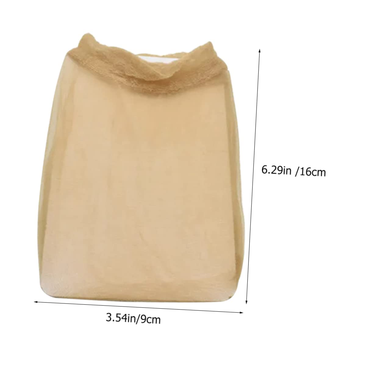 Healeved 12pcs Wig Mesh Caps Stretchy Elastic Wig Net Hat for Hairdressing Salon Wig Mesh Hat for Halloween Costume Party