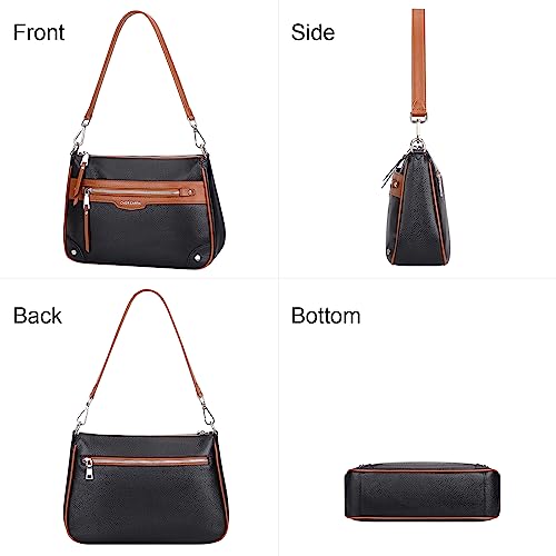 Over Earth Leather Crossbody Bags for Women Small Hobo Purses Ladies Shoulder Bag4
