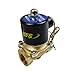 HFS (R) 110v Ac or 12v Dc Electric Solenoid Valve Water, Air - 1/4", 1/2", 3/4", 1" NPT Available (12V DC 3/4" NPT)