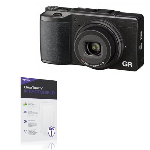 BoxWave Screen Protector Compatible With Ricoh GR II - ClearTouch ImpactShield (2-Pack), Impenetrable Screen Protector Flexible Film