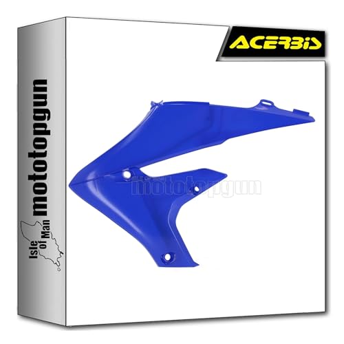 Remplacez vos ouïes cassées par les radiator scoops bleu Yamaha YZF 250