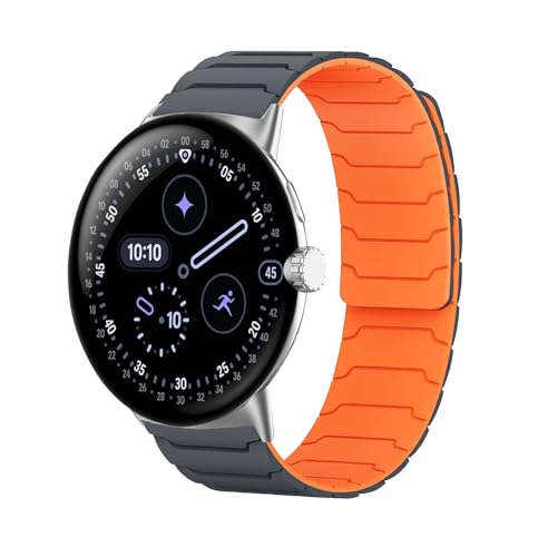 AnnTec For Google Pixel Watch 5 / 4 45mm / Google Pixel Watch 3 45mm �o���h �����x���g �R���p�`�u�� �O�[�O���s�N�Z�� �E�H�b�` 5 / 4 / 3 45 mm �����o���h �ւ��x���g 