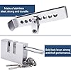 FANFX Car Pedal Locks, Clutch/Brake Steel Security Lock Anti-Theft for Cars, Adjustable 8 Holes Anti-Theft Car Security Device, Solid Hardened Steel Clutch Pedal Lock for Thin Metal Pedals #5