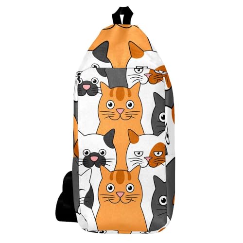 Mochila bandolera multicolor para tus viajes urbanos y escapadas de fin de semana