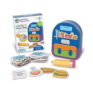 Learning Resources Unpack Your Day Conversation Kit – Social Emotional Learning Games for Kids Ages 5+, Conversation Starters for Kids,Educational Toys ,Gifts for Boys and Girls