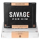 Savage for Him - Laundry Detergent Sheets - Laundry Dryer Sheets - No Plastic Jug - Compact & Travel