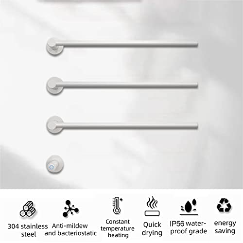 Calentador de toallas para baño de pared ideal para mañanas de invierno 8