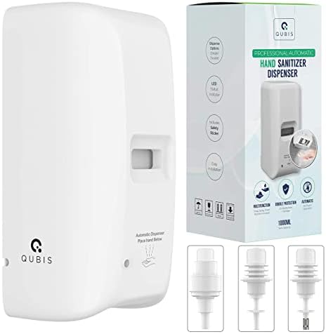 Automatic Soap Dispenser - Foam | Gel | Spray Multi-Function Hand Sanitiser Dispenser Unit | 3 Nozzles Included | UV Protection and 1L High Capacity Tank