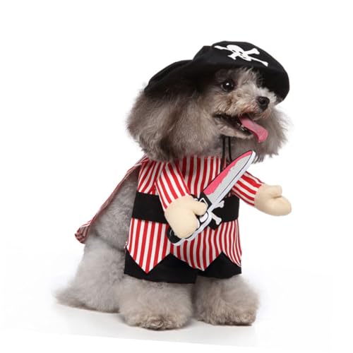 Disfraz divertido para perros y gatos Mikikit, talla S miniatura 5