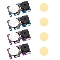 BTFO 4stk Grillen Geräuschmacher Prank, Lustige Streich-Gadgets Geräuschmacher-Streich mit 16 Geräuschen Kleines Piep-Streichgerät für Die Party Zu Hause in Der Schule (Lila & Blau)