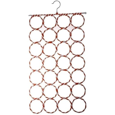 SystemsEleven 28-Ring Scarf Hanger Organizer Cover