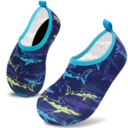 Image of VIFUUR Kids Water Shoes Girls Boys Quick Dry Aqua Socks for Beach Swim Outdoor Sports