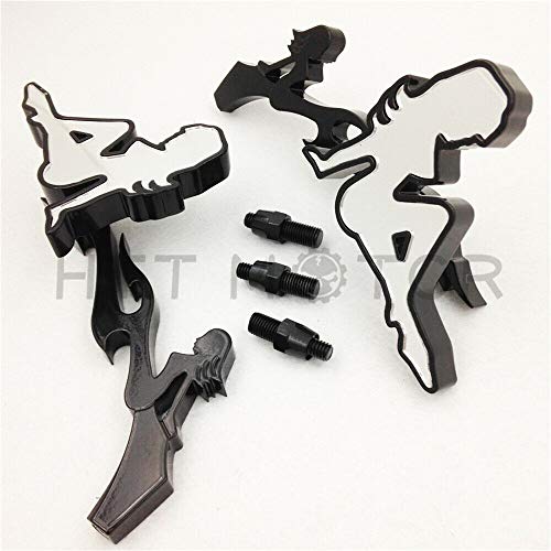 Motor Parts Accessories Lighting&Electrical Body&Frame Tools&Garage   Black Sexy Beach Lady Hot Girl Mirrors Fit All Motorcycle/Kawasaki/Suzuki Cruiser by Billion_Store - Thumbnail 5