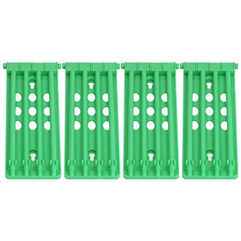 Atyhao 4Pcs Bird Leg Rings Stand, Plastic Pigeons Foot Rings Holder Bird Training Frame Pigeons Supplier Homing Pigeons Accessory(Green) Cover
