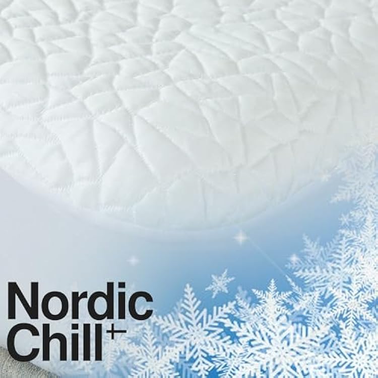 Protect-A-Bed, Snow Mattress Protector, Featuring Nordic Chill Fiber, Waterproof, 5-Sided, Twin