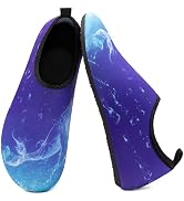 Metog Men Women Water Shoes Quick-Dry Aqua Socks Barefoot Slip-on for Beach Swim Sport Surf Yoga ...