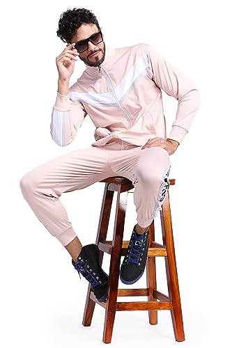 Image of YELLOW TREE Polyester Printed Tracksuits for Men | Running & Sports Tracksuits | Full Sleeve Tracksuits