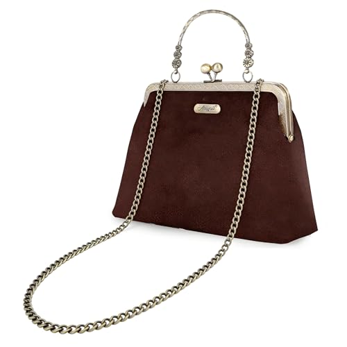 Image of Evening Bag Vintage Purse Kiss Lock Purses and Handbags for Women Formal