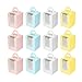 Produktbild 12 Stück Cupcake Kuchenboxen,kuchen transportbox Tortenschachtel Macarons Box Mit Sichtfenste Gebäck Container Für Gebäck, Kekse, Kleine Kuchen Party, Weihnachten Urlaubsdessert Gebäck KekseTricolor