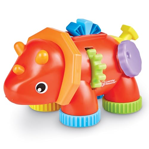 Learning Resources Tracy the Fidget Triceratops, 1 Piece, Ages 18 Months+, Baby Toys