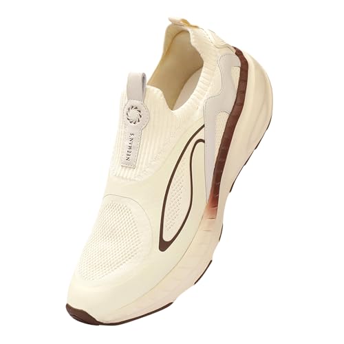 Image of Neeman's Novra Slip On Shoes for Men | Casual Sneakers for Men | Breathable Men's Canvas Shoes Without Laces | Dual Foam Insole & Cushioned Midsole | Stylish Men Shoes