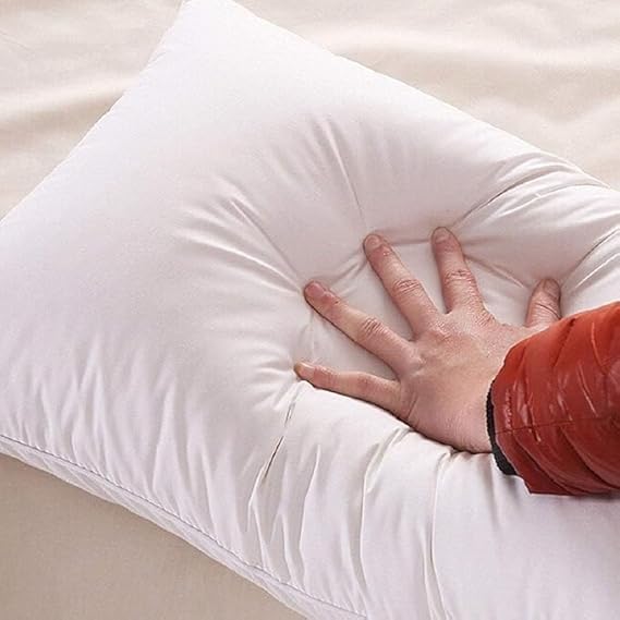 Image of Donda Microfiber Pillows Set 2, Soft Adjustable Pillow for Sleeping - 16 x 24 Inches -White (2, White, King (U.K. Standard S0-2