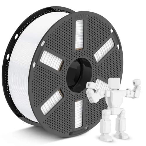 Image of JAYO PETG 3D Printer Filament 1.75mm, 1.1kg Reusable Spool, White