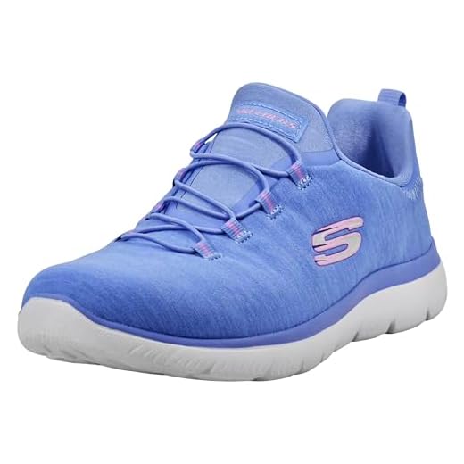 Skechers Tênis feminino Summits Quick Getaway Slip-On, Periwinkle, 40