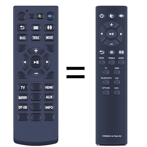 TCNOUMT Neu Ersatz Soundbar Fernbedienung Passend für Teufel Cinebar Ultima RC