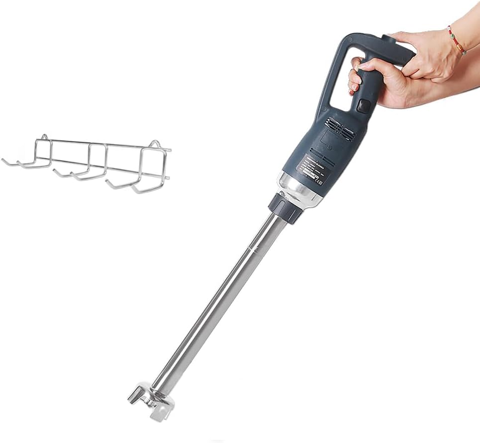 Electric Stick Blender Fixed Speed, 500 watts, Fixed Speed, Commercial Immersion Blender, with Lock and Button, Stick Blender with 50 cm Stick