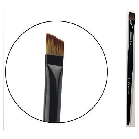LyDia® UK STOCK Professional Black Flat Angled Eye Brow/Eyeliner/Eyeshadow Makeup Brush Cover