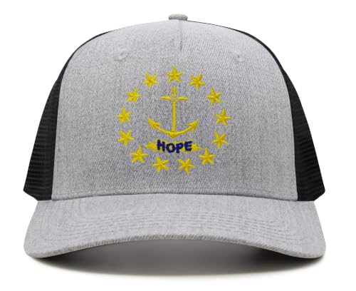 Image of International Tie State Hat for Men and Women, Adjustable Snapback Trucker Baseball Cap with Embroidered Patch