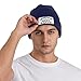 World's Best Papaw Best Ever Beanie Hat for Men Women Warm Winter Cap Funny Fashion Knit Hat Navy Blue