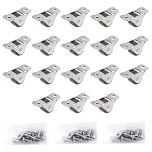 Asitanie 18Stk Möbelrollen Klein mit Schrauben