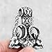 LOBON Viking Thor Hammer Mjolnir Necklace for Men Women Fashion Stainless Steel Nordic Mythology Wolf Goat Head Amulet Pendant Jewelry