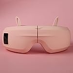 TLINNA Eye Massager with Airbag Kneading,Constant Temperature Hot Compress, Multi-Frequency Vibration and Bluetooth Music (Large, Rabbit-Pink)